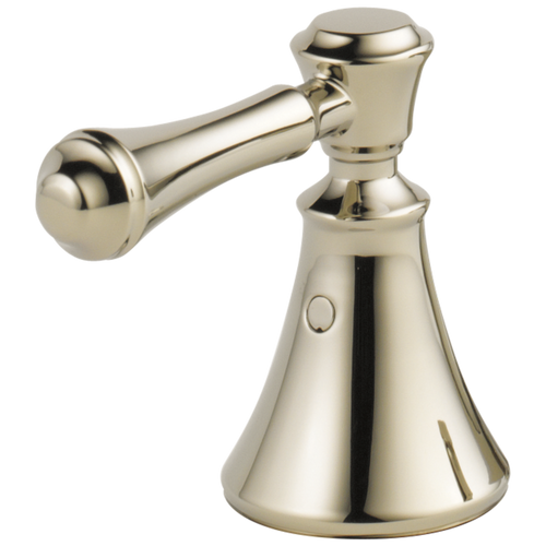 Delta Cassidy H297PN Metal Lever Handle Set - Deck Mount Bathroom & Bidet in Polished Nickel Finish