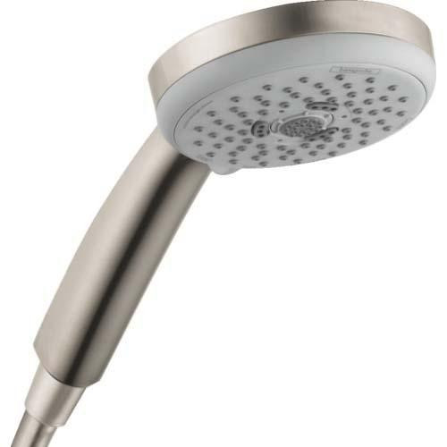 Hansgrohe 04752820 Croma 100 Handshower E 3-Jet, 1.8 GPM in Brushed Nickel
