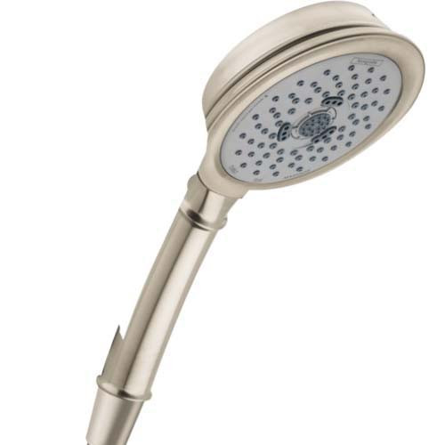Hansgrohe 4753820 Croma 100 Classic Handshower 3-Jet, 1.8 GPM in Brushed Nickel