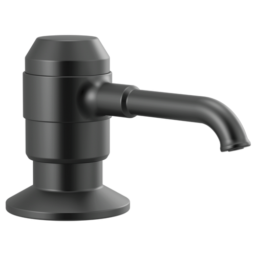 Delta Broderick RP100632BL Soap/Lotion Dispenser w/Bottle in Matte Black Finish
