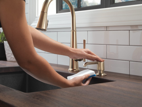 Delta Emmeline RP101188CZPR Soap Dispenser in Lumicoat Champagne Bronze Finish