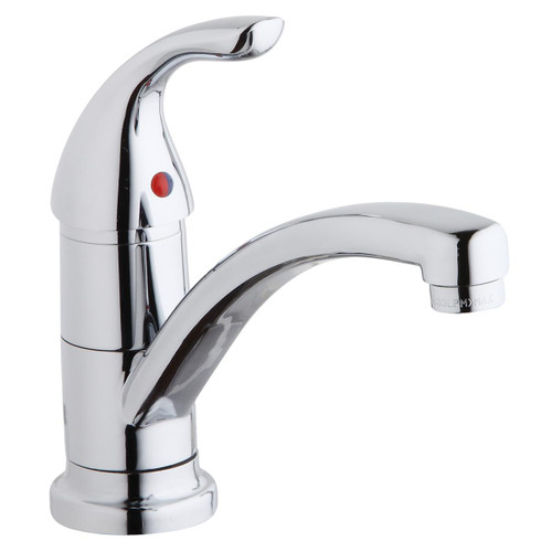 Elkay Everyday Single Hole Deck Mount Kitchen Faucet with Lever Handle Chrome Elkay Everyday Single Hole Deck Mount Kitchen Faucet with Lever Handle Chrome