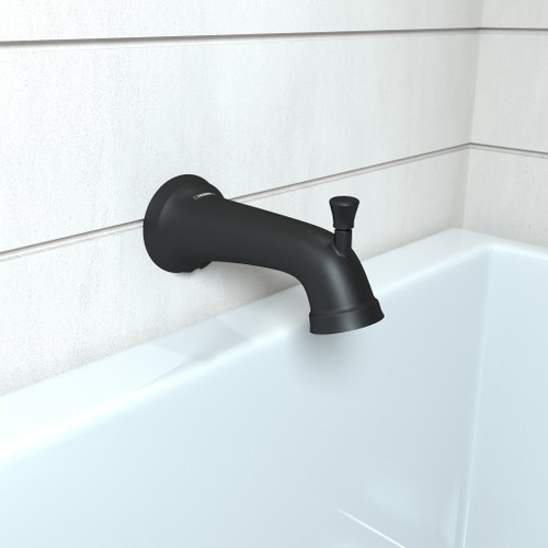 Hansgrohe 4775670 Joleena Tub Spout with Diverter in Matte Black