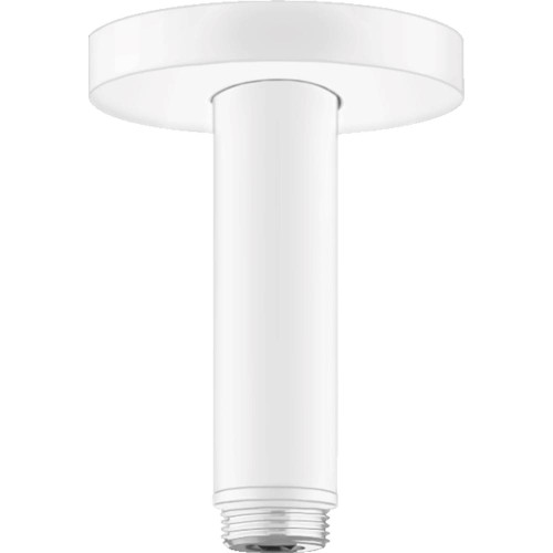 Hansgrohe 27393701 Raindance E Extension Pipe for Ceiling Mount in Matte White