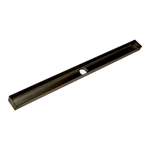 Infinity Drain 40" IC 6540 ORB Linear Drain Channel: Oil Rubbed Bronze