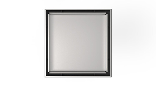 Infinity Drain 5" x 5" LT5-2 PS Center Drain Kit: Polished Stainless