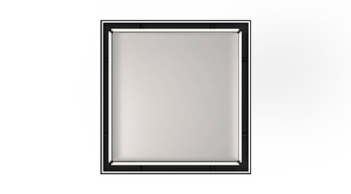 Infinity Drain 5" x 5" LT5-2 PS Center Drain Kit: Polished Stainless