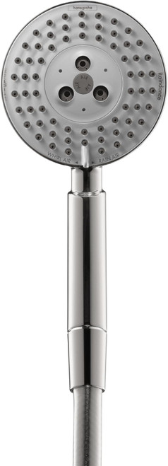 Hansgrohe 04341000 Raindance S Handshower 100 3-Jet, 2.0 GPM in Chrome Hansgrohe 04341000 Raindance S Handshower 100 3-Jet, 2.0 GPM in Chrome