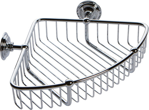 Ginger 26554/PC London Terrace 9" Corner Basket Chrome