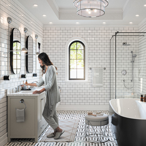 Hansgrohe 04832000 Locarno Wallbar, 36" in Chrome