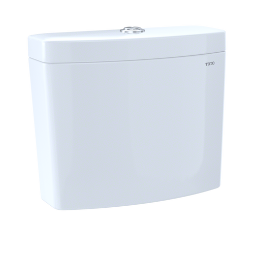 TOTO Aquia Iv Dual Flush 1.28 And 0.9 Gpf Toilet Tank Only With Washlet+ Auto Flush Compatibility, Cotton White