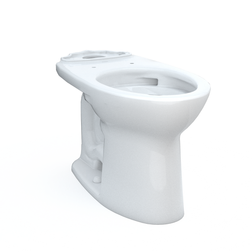 TOTO Drake Elongated Tornado Flush Toilet Bowl With Cefiontect, Cotton White