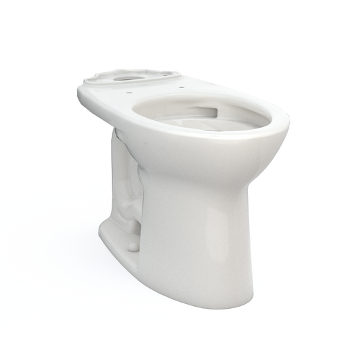 TOTO Drake Elongated Tornado Flush Toilet Bowl With Cefiontect, Colonial White