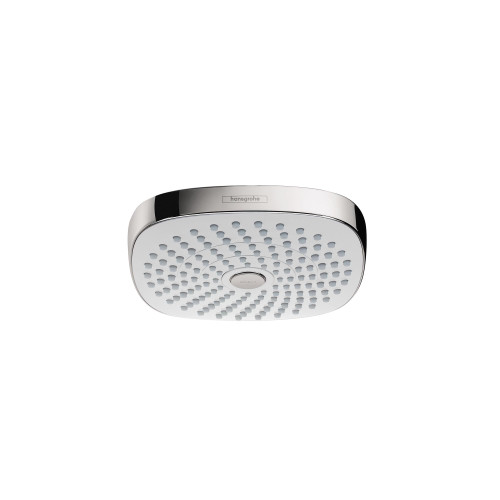 Hansgrohe 04387820 Croma Select E 180 2-Jet Showerhead, 1.8 GPM Brushed Nickel