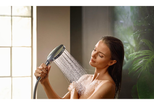 Hansgrohe 04905820 Raindance Select S Handshower Set 120 3-Jet PowderRain, 1.75 GPM in Brushed Nickel