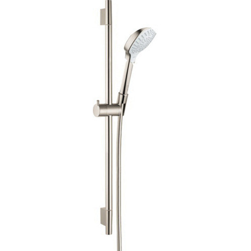 Hansgrohe 4790820 Croma Select E Wallbar Set 110 3-Jet 24", 1.75 GPM in Brushed Nickel