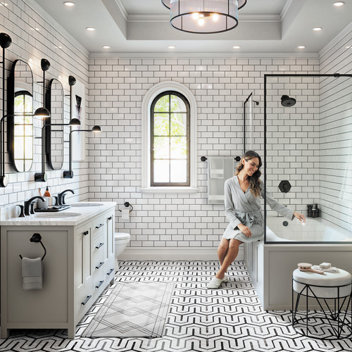 Hansgrohe 04815670 Locarno Tub Spout with Diverter in Matte Black