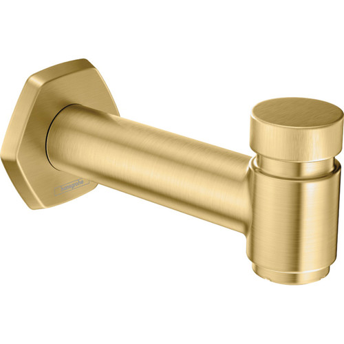 Hansgrohe 4815250 Locarno Tub Spout with Diverter in Brushed Gold Optic