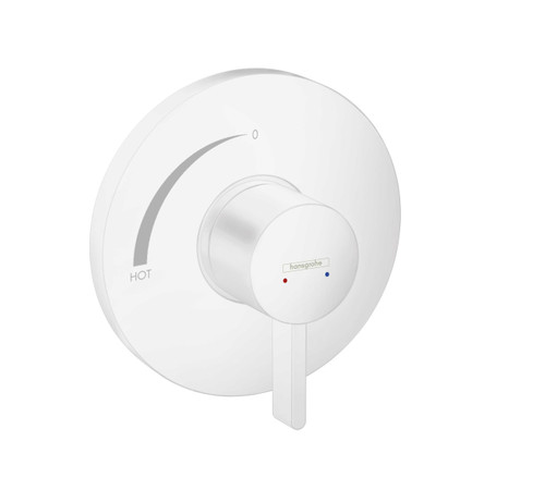 Hansgrohe 15739701 Ecostat S Pressure Balance Trim in Matte White