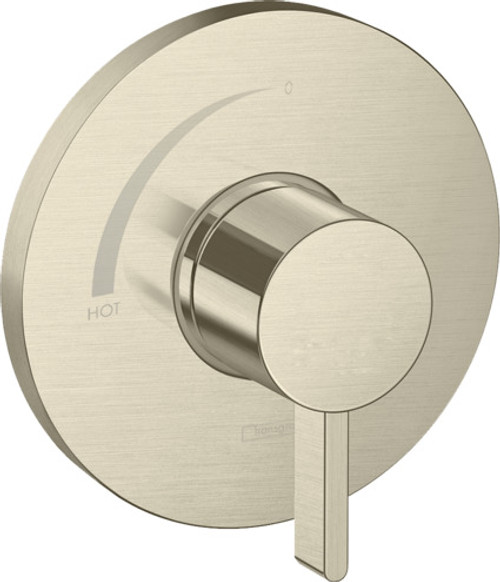 Hansgrohe 15739821 Ecostat S Pressure Balance Trim in Brushed Nickel