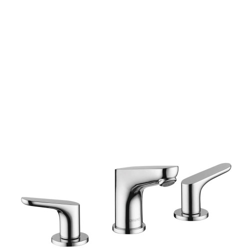 Hansgrohe 4809000 Focus Widespread Faucet 100 with Pop-Up Drain, 1.0 GPM in Chrome
