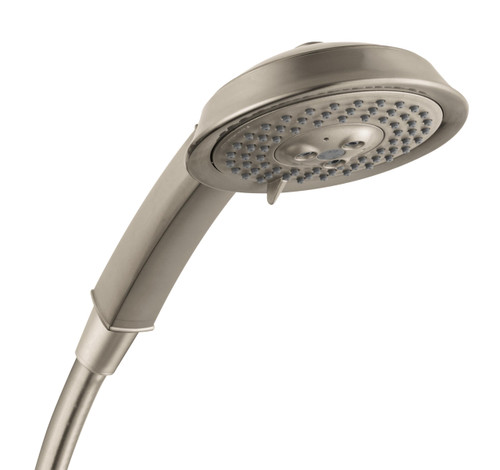Hansgrohe 28548821 Raindance Classic Handshower 100 3-Jet, 2.5 GPM in Brushed Nickel