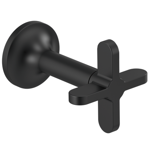 Brizo HX5875-BL Jason Wu for Brizo Wall Mount Lavatory Cross Handles: Matte Black