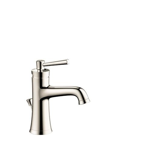 hansgrohe 04773830 Joleena Single-Hole Faucet 100 with Pop-Up Drain, 0.5 GPM in Polished Nickel
