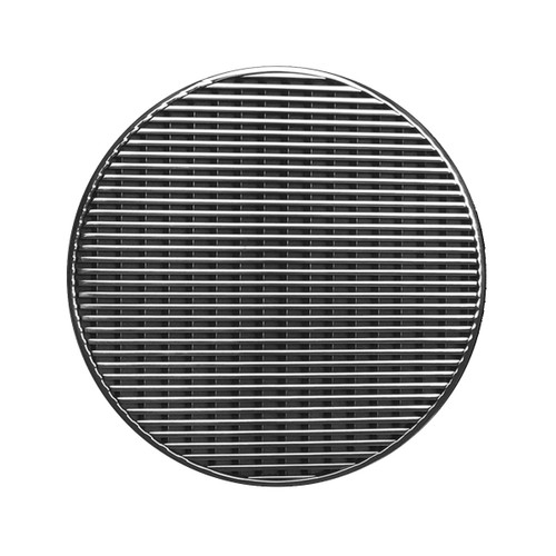 Infinity Drain 5" Round RWS 5 PS Center Drain Decorative Cover: Polished Stainless