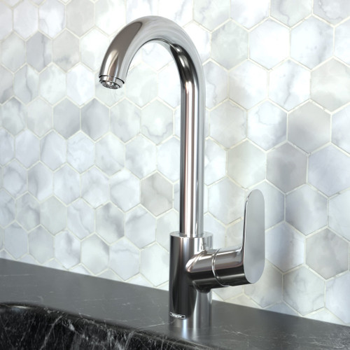 Hansgrohe 04507001 Focus Bar Faucet, 1.5 GPM in Chrome Hansgrohe 04507001 Focus Bar Faucet, 1.5 GPM in Chrome