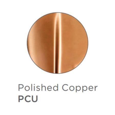 Jaclo Contempo #2 Shower Head- 1.5 GPM in Polished Copper Finish