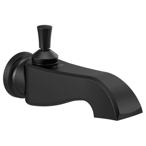 Delta Dorval RP100196BL Pull-up Diverter Tub Spout in Matte Black Finish