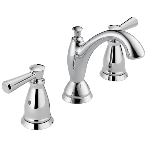 Delta Linden 3593-MPU-DST Traditional Two Handle Widespread Bathroom Faucet in Chrome Finish