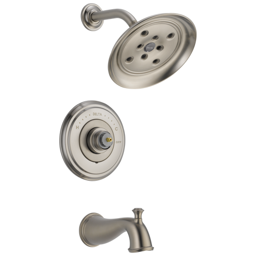Delta Cassidy T14497-SSLHP Monitor 14 Series HOkinetic Tub & Shower Trim - Less Handle in Stainless Finish