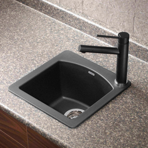 Blanco 440204 Diamond Bar Sink Silgranit II: Anthracite Drop In Kitchen Sink Blanco 440204 Diamond Bar Sink Silgranit II: Anthracite Drop In Kitchen Sink
