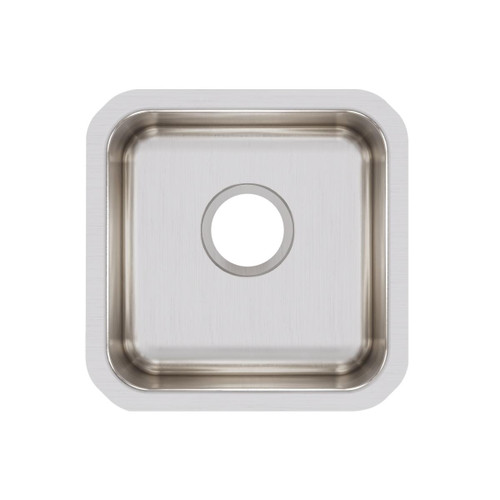 Elkay Lustertone Classic Stainless Steel 14-1/2" x 14-1/2" x 7" Single Bowl Undermount Sink