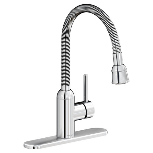 Elkay Pursuit Laundry/Utility Faucet with Flexible Spout Forward Only Lever Handle Chrome