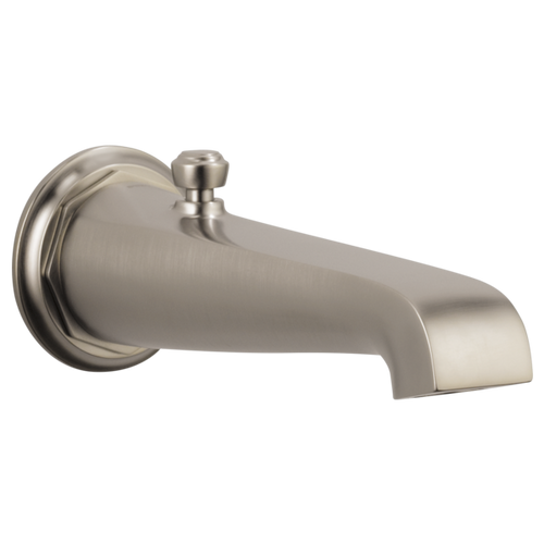 Brizo RP78581NK Rook Tub Spout - Pull-up Diverter: Luxe Nickel