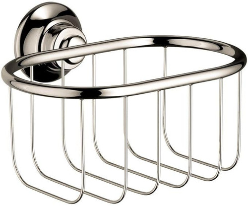 AXOR 42090000 Montreux Shaving Mirror, Pull Out, Chrome Finish