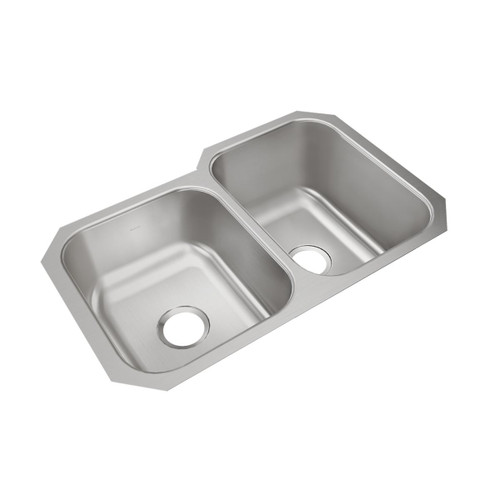 Elkay Dayton Stainless Steel 31-3/4" x 20-1/2" x 10" 40/60 Double Bowl Undermount Sink - DCFU312010L