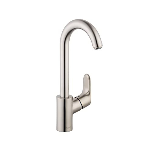 Hansgrohe 04507801 Focus Bar Faucet, 1.5 GPM in Steel Optic