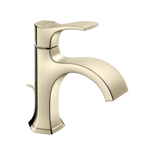 hansgrohe 04810820 Locarno Single-Hole Faucet 110 with Pop-Up Drain, 1.2 GPM in Brushed Nickel
