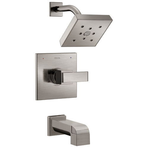 Delta T14467-SSH2O Ara Monitor(R) 14 Series Tub and Shower Trim with H2Okinetic? STAINLESS