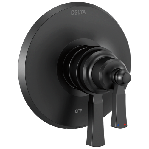 Delta Dorval T17056-BL Monitor 17 Series Valve Trim Only in Matte Black Finish