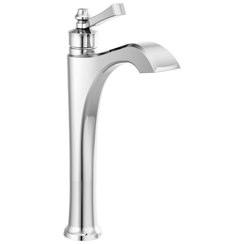 Delta Dorval: Single Handle Vessel Bathroom Faucet Chrome