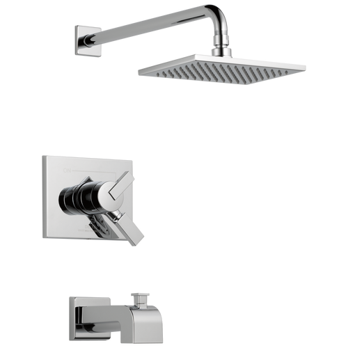 Delta Vero T17453-WE Monitor 17 Series Tub & Shower Trim in Chrome Finish