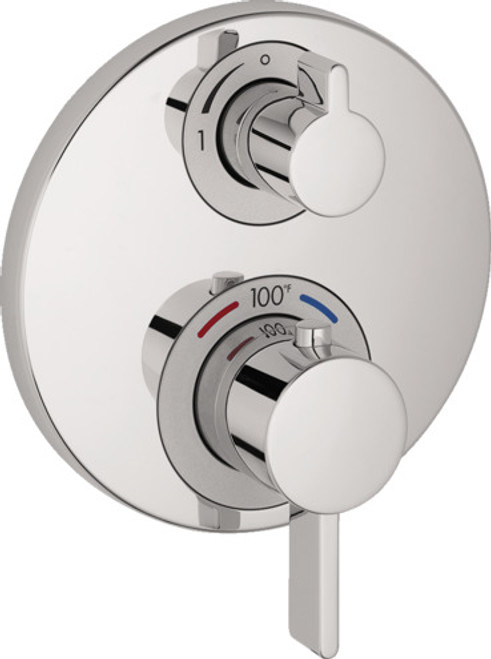 Hansgrohe 15757001 Ecostat S Thermostatic Trim with Volume Control in Chrome