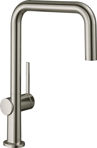 Hansgrohe 72806801 Talis N Kitchen Faucet, U-Style 1-Spray, 1.75 GPM in Steel Optic