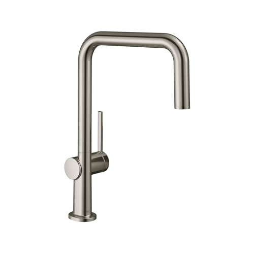 Hansgrohe 72858801 Talis N Kitchen Faucet, U-Style 1-Spray, 1.5 GPM in Steel Optic