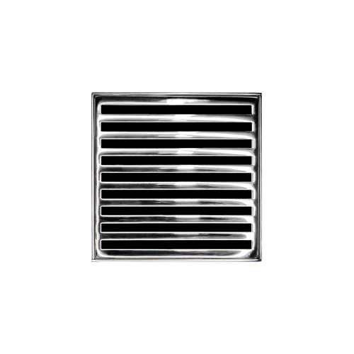 Infinity Drain 4" x 4" NDB 4-P PS Center Drain Kit: Polished Stainless